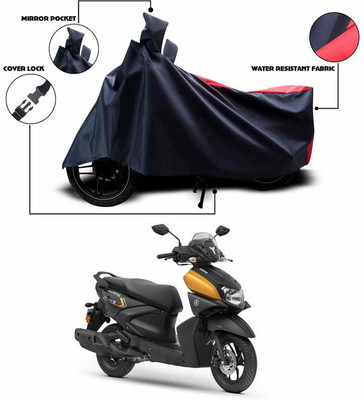 ANTHUB Two Wheeler Cover for Yamaha(Ray ZR, Red, Black)