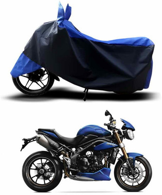 SEBONGO Two Wheeler Cover for Triumph(Blue)