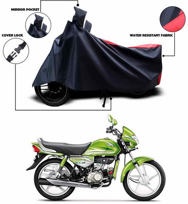ANTHUB Waterproof Two Wheeler Cover for Hero(Red, Blue)