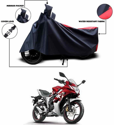 ANTHUB Two Wheeler Cover for Suzuki(Gixxer SF, Red)