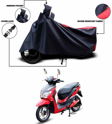 ANTHUB Two Wheeler Cover for Hero(Red, Black)