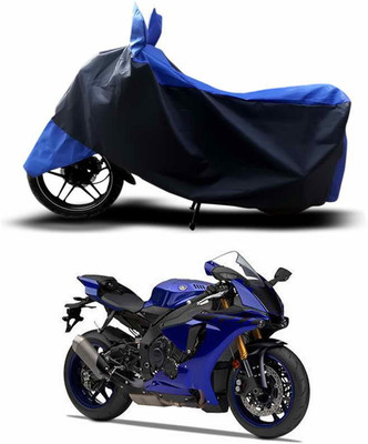 ANTHUB Two Wheeler Cover for Yamaha(YZF, Blue)