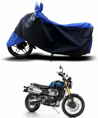 ANTHUB Two Wheeler Cover for Triumph(Blue)