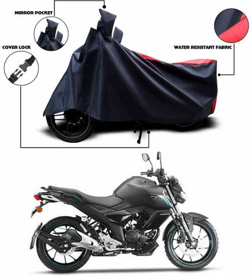SEBONGO Two Wheeler Cover for Yamaha(FZ S V3.0 FI, Red)