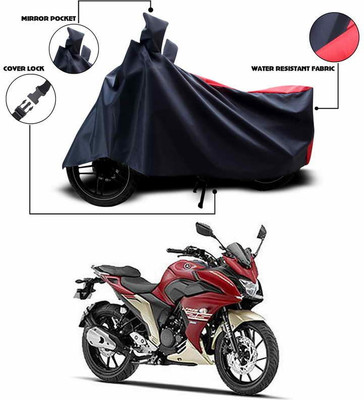 SEBONGO Waterproof Two Wheeler Cover for Yamaha(Red, Black)