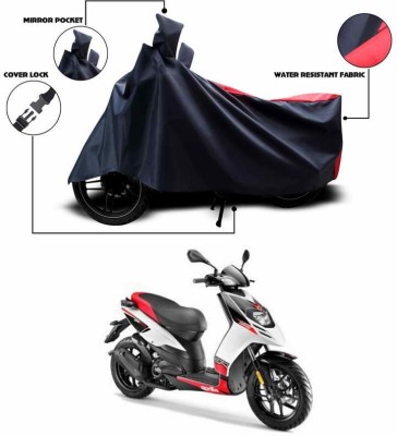 SEBONGO Two Wheeler Cover for Aprilia(SR 150, Red)