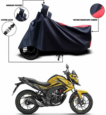SEBONGO Waterproof Two Wheeler Cover for Honda(Red, Black)
