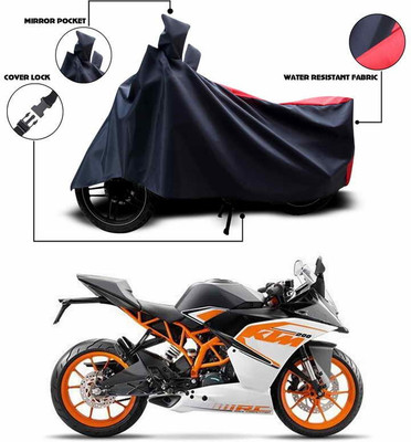SEBONGO Two Wheeler Cover for KTM(RC 200, Red)