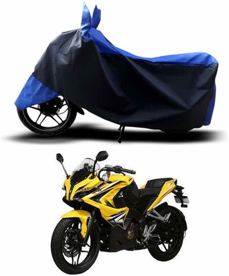 SEBONGO Two Wheeler Cover for Bajaj(Pulsar 200 NS DTS-i, Blue)