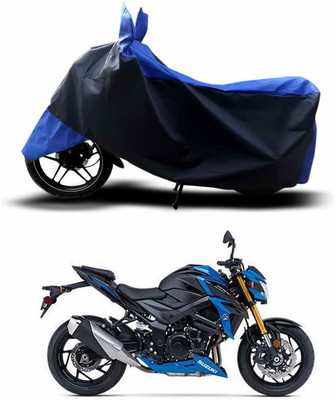 ANTHUB Two Wheeler Cover for Suzuki(GSX, Blue)