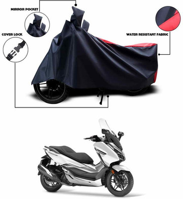 ANTHUB Two Wheeler Cover for Honda(Red, Black)
