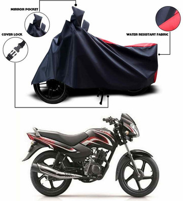 SEBONGO Waterproof Two Wheeler Cover for TVS(Red, Black)