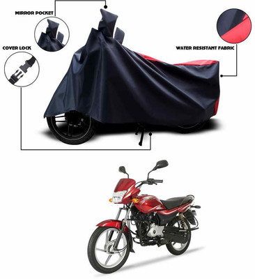 ANTHUB Waterproof Two Wheeler Cover for Bajaj(Red, Blue)