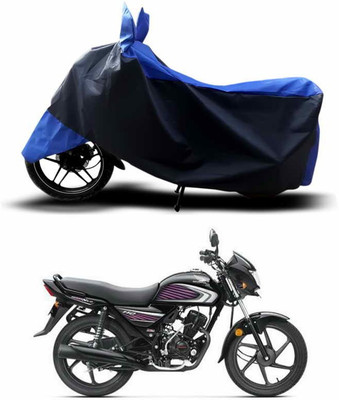 SEBONGO Two Wheeler Cover for Honda(Dream Neo, Blue, Black)