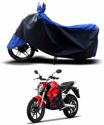 ANTHUB Two Wheeler Cover for Revolt(RV 400, Blue)
