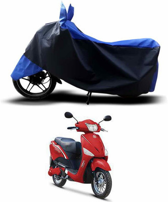 ANTHUB Two Wheeler Cover for Hero(Electric Optima, Blue)