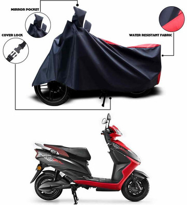 SEBONGO Two Wheeler Cover for Ampere(Zeal, Red)