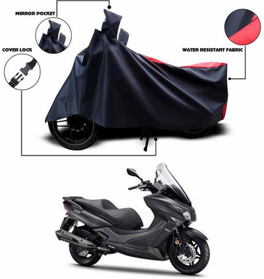 SEBONGO Two Wheeler Cover for 22Motors(Red, Black)