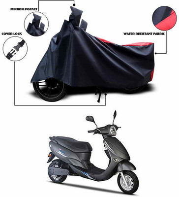 ANTHUB Two Wheeler Cover for Avon(Red, Black)