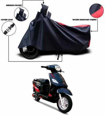 ANTHUB Two Wheeler Cover for Hero(Red, Black)