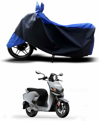 THE REAL ARV Waterproof Two Wheeler Cover for 22Motors(Flow, Blue, Black)