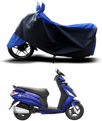 SEBONGO Two Wheeler Cover for Hero(Maestro Edge, Blue, Black)