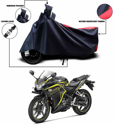 ANTHUB Two Wheeler Cover for Honda(Red, Black)