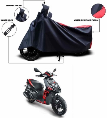 SEBONGO Two Wheeler Cover for Aprilia(SR 150, Red, Black)