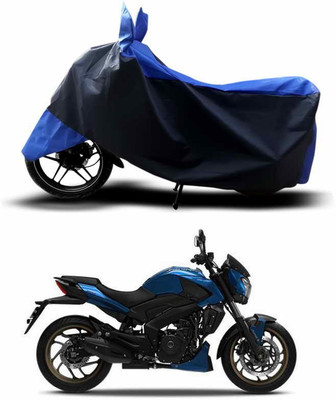 ANTHUB Two Wheeler Cover for Bajaj(Dominar, Blue, Black)