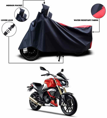 ANTHUB Two Wheeler Cover for Mahindra(Mojo, Red, Black)