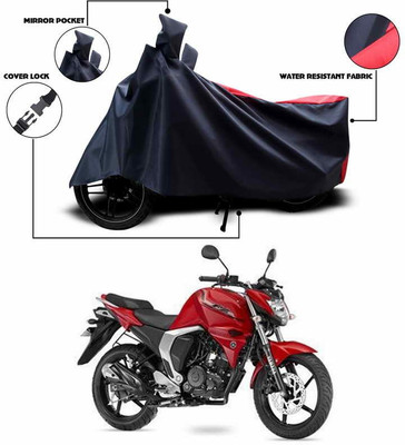 SEBONGO Waterproof Two Wheeler Cover for Yamaha(Red, Black)
