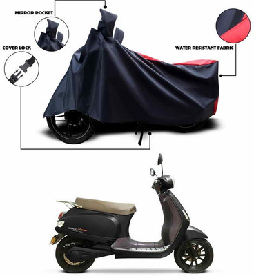 AUTOCAD Waterproof Two Wheeler Cover for Universal For Bike(Red, Black)