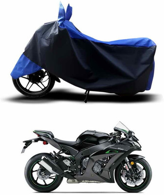 SEBOMJO Two Wheeler Cover for Kawasaki(Ninja, Blue)