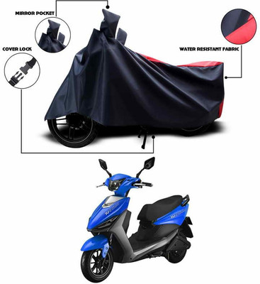 ANTHUB Waterproof Two Wheeler Cover for Indus(Red, Blue)