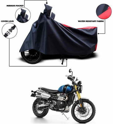 SEBONGO Two Wheeler Cover for Triumph(Red, Black)