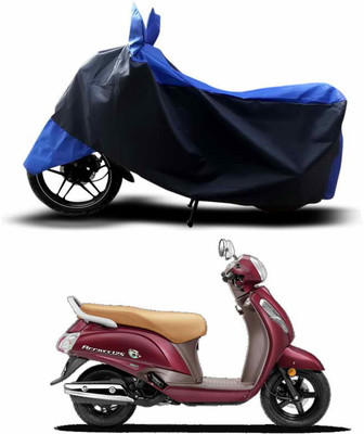 ANTHUB Two Wheeler Cover for Suzuki(Access 125, Blue)