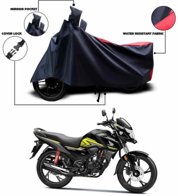 ANTHUB Two Wheeler Cover for Honda(SP 125, Red, Black)