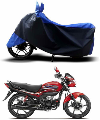 ANTHUB Two Wheeler Cover for Hero(Passion Pro TR, Blue)