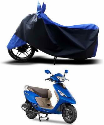 ANTHUB Two Wheeler Cover for TVS(Scooty Zest 110, Blue)