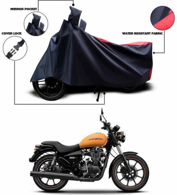 SEBONGO Two Wheeler Cover for Royal Enfield(Thunderbird 500, Red)