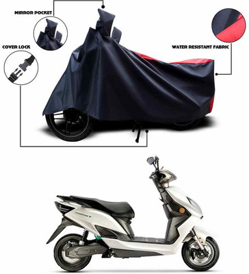 AUTOCAD Waterproof Two Wheeler Cover for Evolet(Derby, Red, Blue)