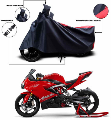 SEBONGO Two Wheeler Cover for TVS(Apache RR 310, Red)