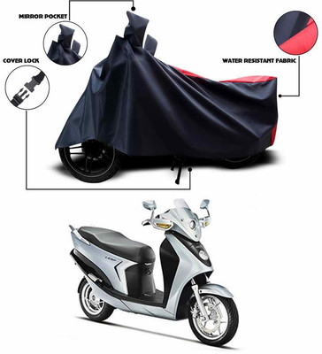 ANTHUB Two Wheeler Cover for Hero(Red, Black)