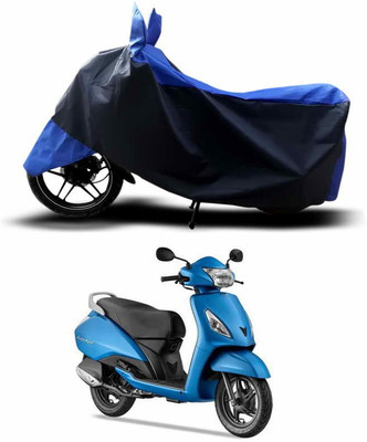 ANTHUB Two Wheeler Cover for TVS(Jupiter, Blue)