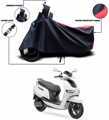 SEBOMGO Waterproof Two Wheeler Cover for TVS(Red)