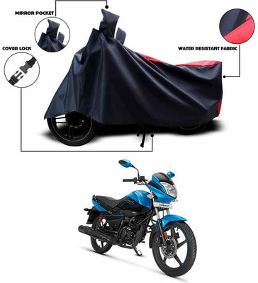 SEBONGO Two Wheeler Cover for Hero(Splendor I Smart, Red, Blue)