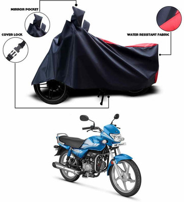 SEBONGO Two Wheeler Cover for Hero(HF Deluxe, Red)
