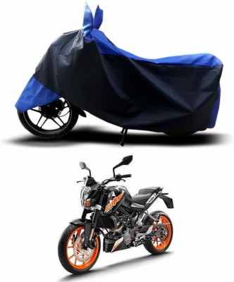 ANTHUB Two Wheeler Cover for KTM(Duke 200, Blue)