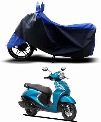 APNEK Waterproof Two Wheeler Cover for Yamaha(Fascino, Blue)