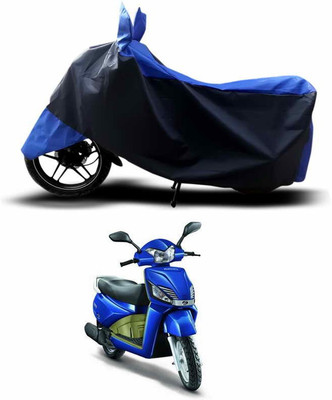 SEBONGO Two Wheeler Cover for Mahindra(Gusto, Blue)